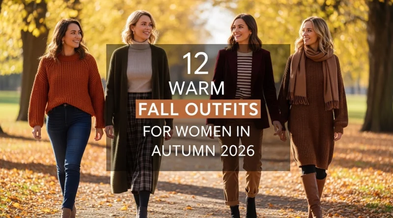 12 Warm Fall Outfits for Women in Autumn 2026