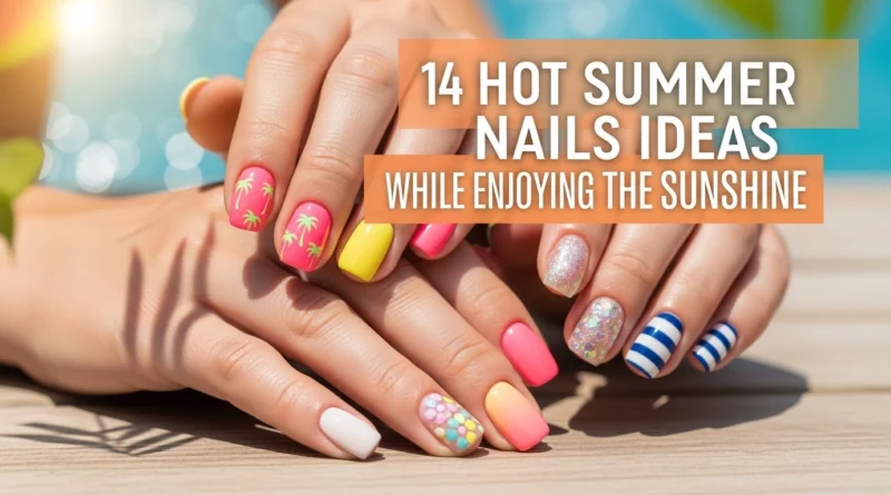 14 Hot Summer Nails Ideas While Enjoying the Sunshine