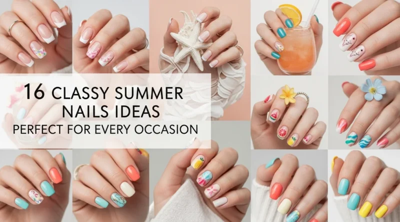 16 Classy Summer Nails Ideas Perfect for Every Ocassion