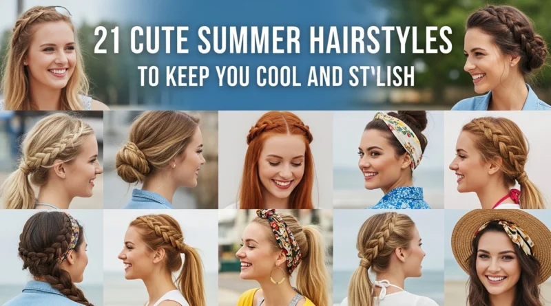 21 Cute Summer Hairstyles to Keep You Cool and Stylish