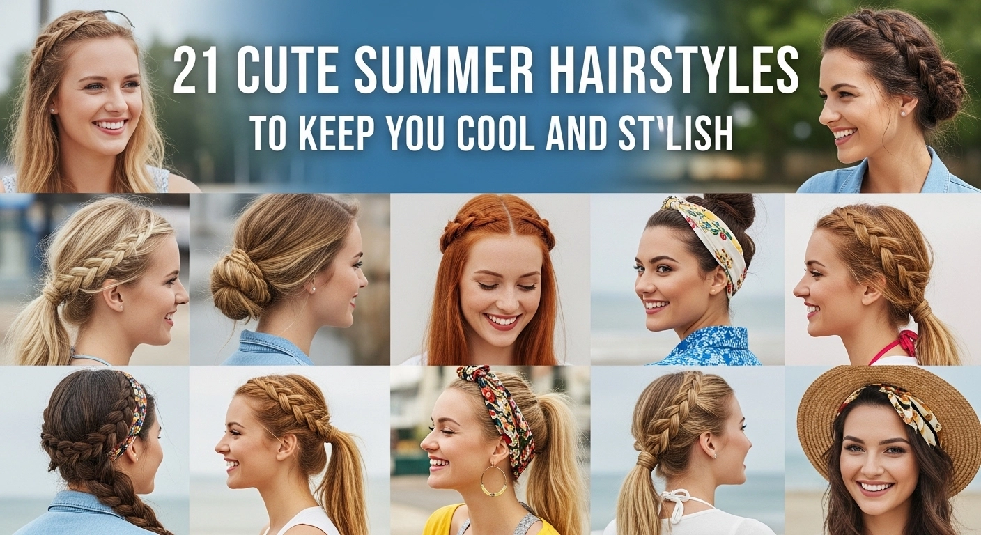 17 Cute Summer Hairstyles to Keep You Cool and Stylish