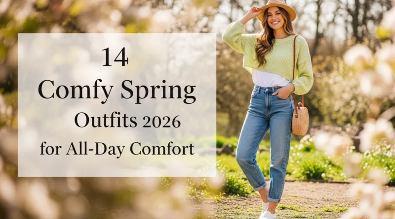 14 comfy spring outfits 2026 for all-day comfort