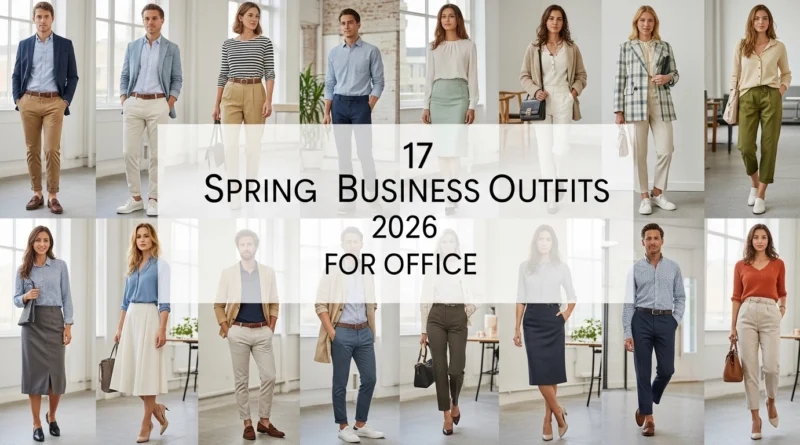 17 Spring Business Casual Outfits 2026 for Office