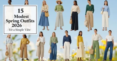 15 modest spring outfits 2026 for a simple vibe