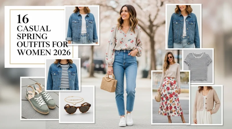 16 Casual Spring Outfits for Women 2026