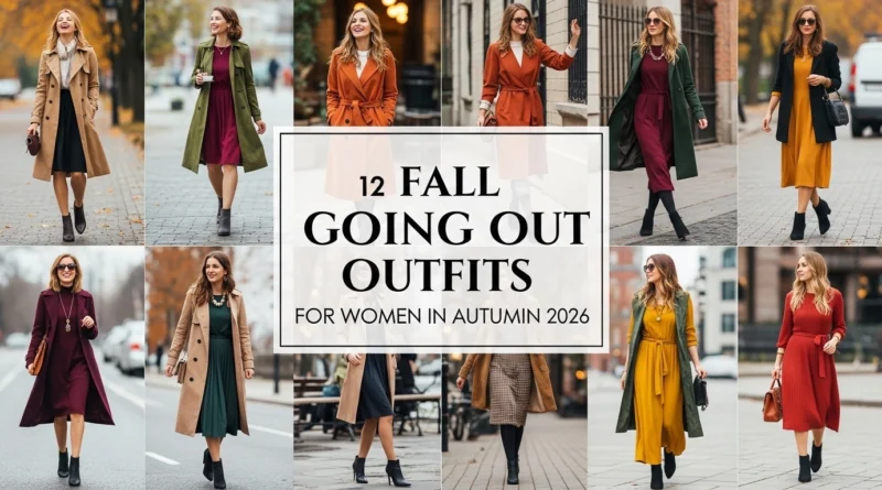 12 Fall Going Out Outfits for Women in Autumn 2026
