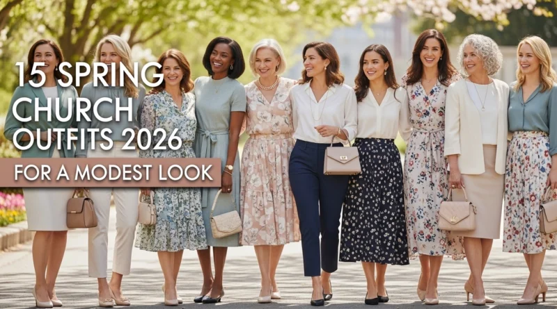 15 Spring Church Outfits 2026 for a Modest Look