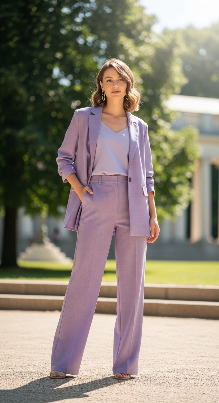 cute spring outfit ideas 2026 pastel co-ord set modern spring fashion