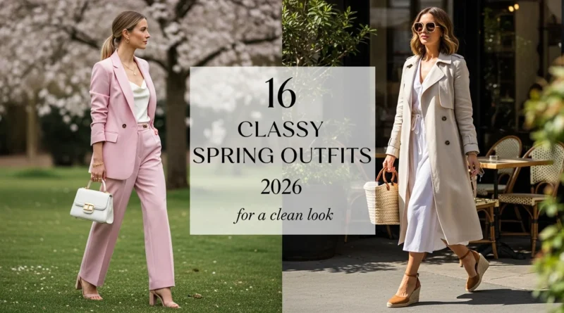 16 classy spring outfits 2026 for a clean look