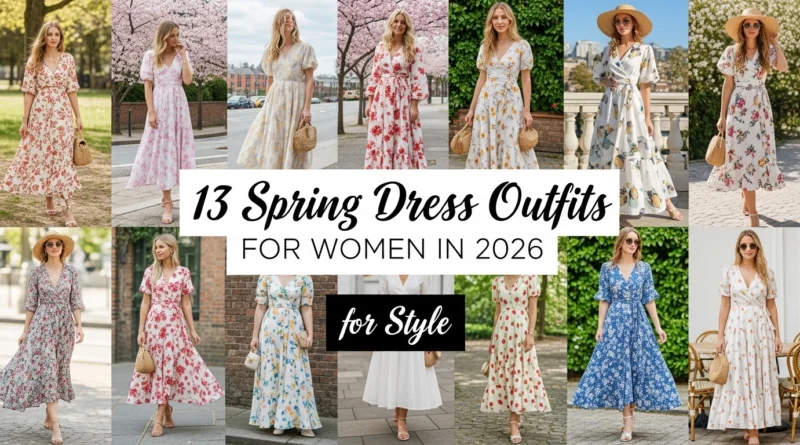13 Spring Dress Outfits for Women in 2026 for Style