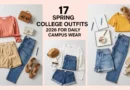 17 Spring College Outfits 2026 for Daily Campus Wear