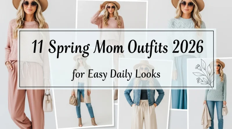 11 spring mom outfits 2026 for easy daily looks