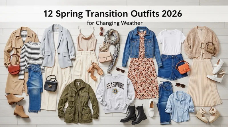 12 Spring Transition Outfits 2026 for Changing Weather