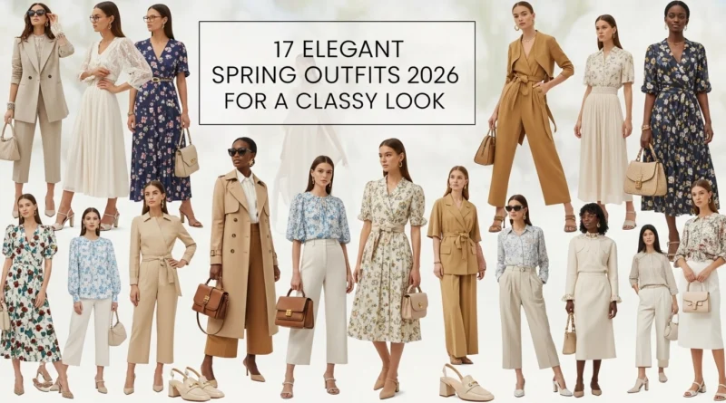17 Elegant Spring Outfits 2026 for a Classy Look